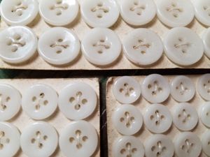 Original Glass Buttons (Set of 5) 12mm or 15mm