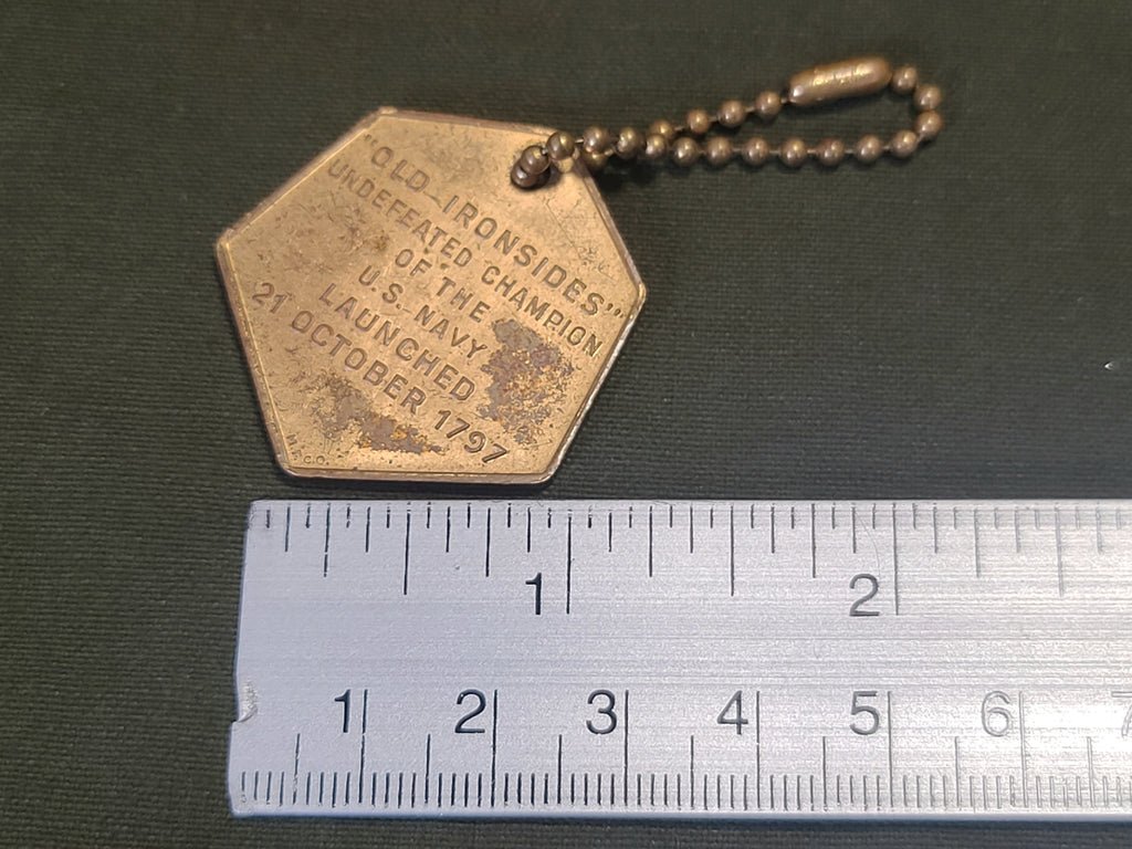 U.S.S. Constitution Old Ironsides Ship Keychain — image 2