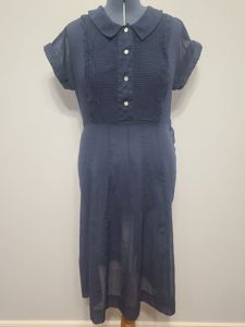 Dark Blue Lightweight Dress(B-42' W-34' H-45')