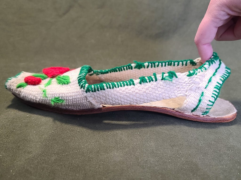 Manufacturas Cabrera Peep Toe Knit Sandals Venezuela — image 13