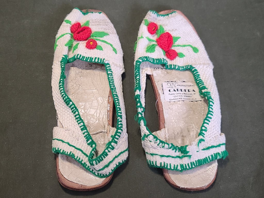 Manufacturas Cabrera Peep Toe Knit Sandals Venezuela — image 2