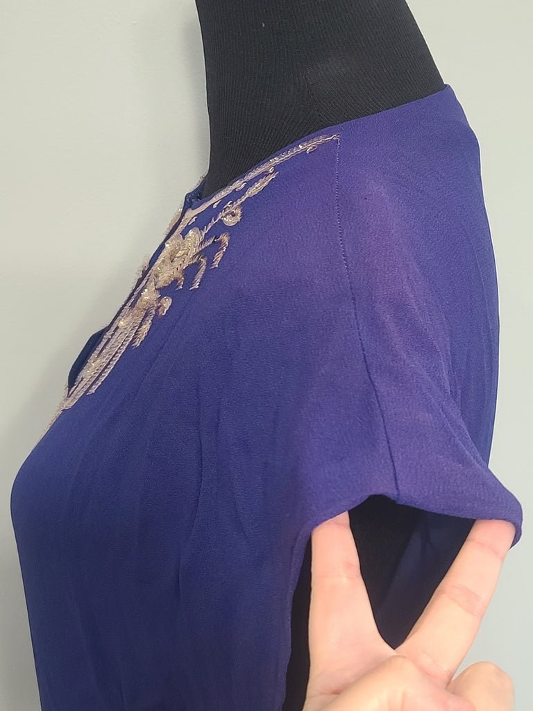 DuBarry Blue Sequin Gown 1945(B-38' W-29' H-38') — image 17