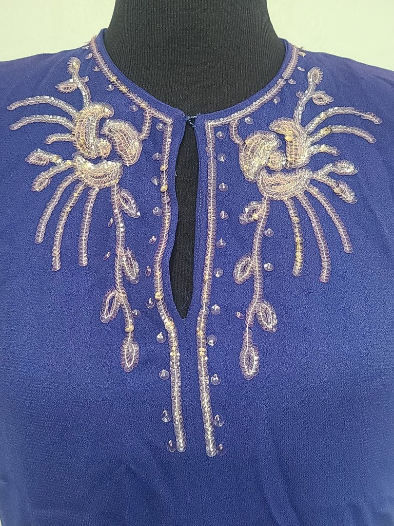 DuBarry Blue Sequin Gown 1945(B-38' W-29' H-38') — image 9