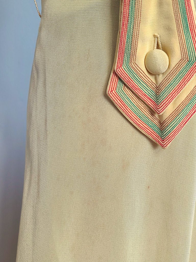 Yellow Dress with Cute Accents AS-IS(B-40' W-26' H-40') — image 9