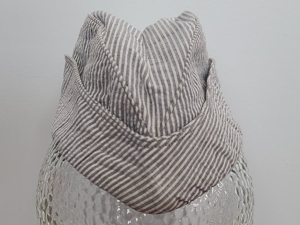 WAVES Seersucker Garrison Cap (Size 20) — image 11