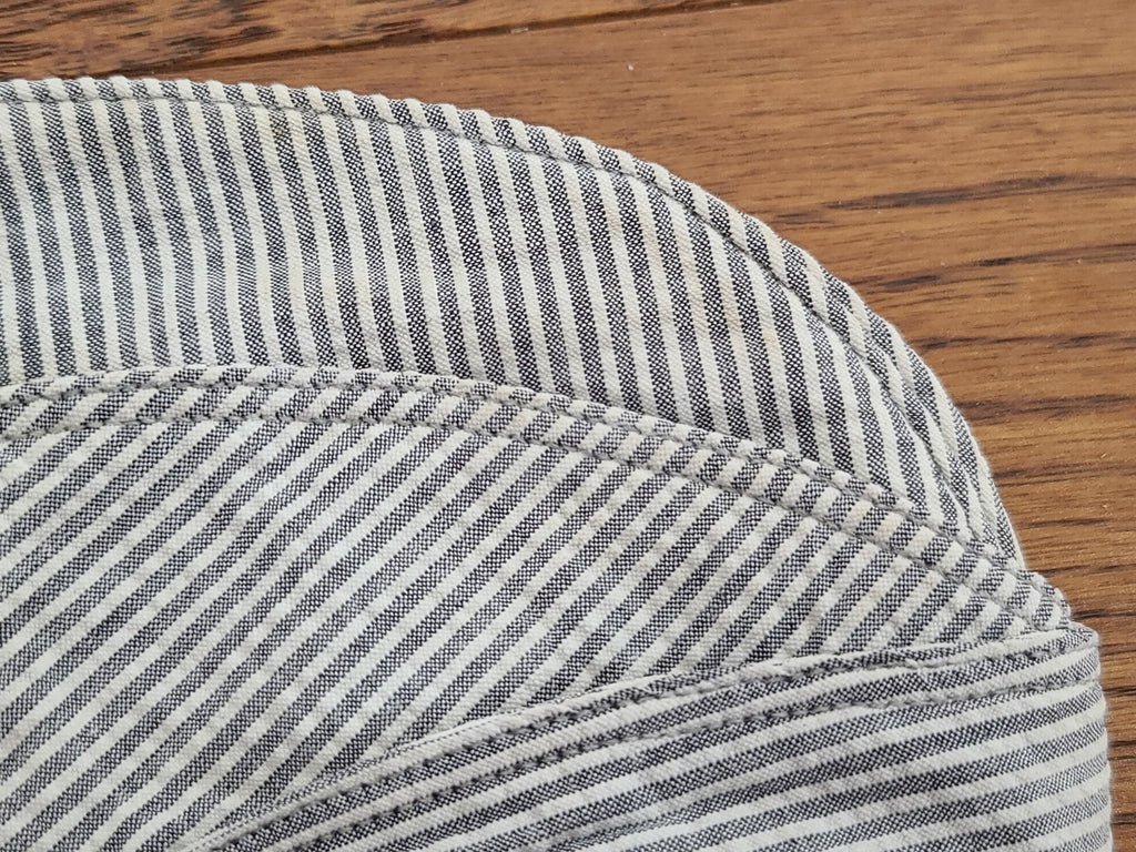 WAVES Seersucker Garrison Cap (Size 20) — image 6