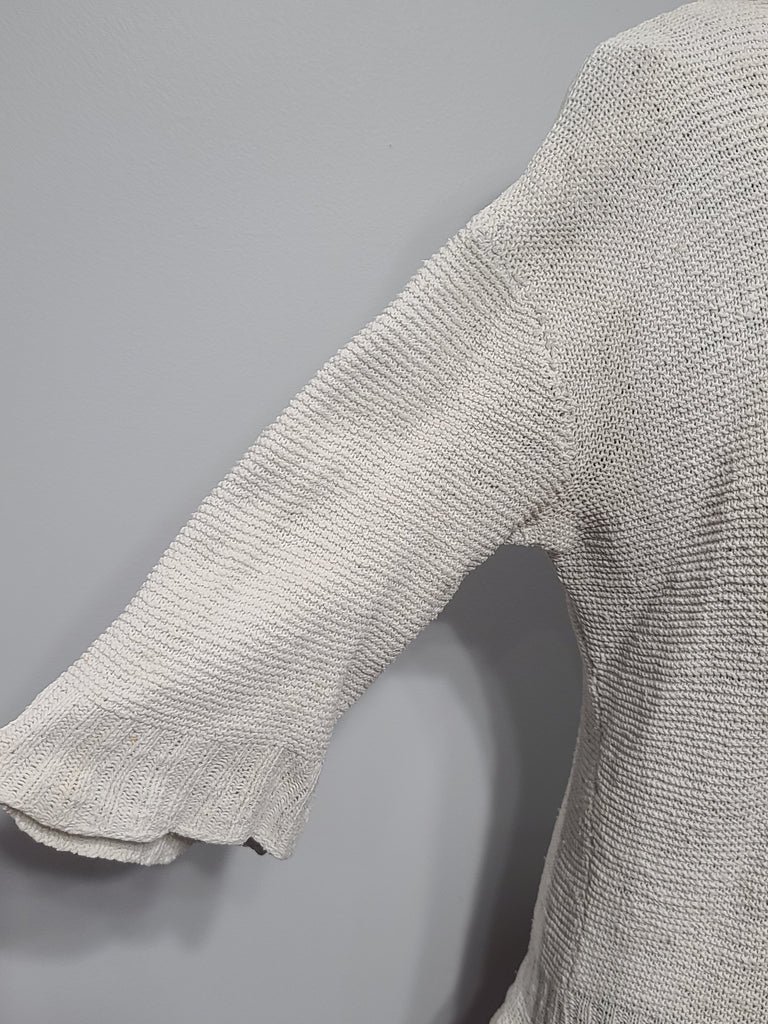 German Off-White Short Sleeve Sweater(B-44' W-38') — image 7