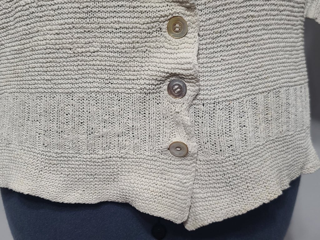 German Off-White Short Sleeve Sweater(B-44' W-38') — image 8