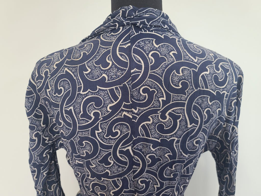 German Print Dress DRP Zipper Handmade(B-37' W-29.5' H-43') — image 14