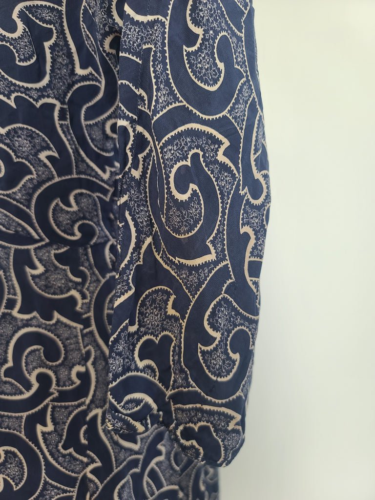 German Print Dress DRP Zipper Handmade(B-37' W-29.5' H-43') — image 15