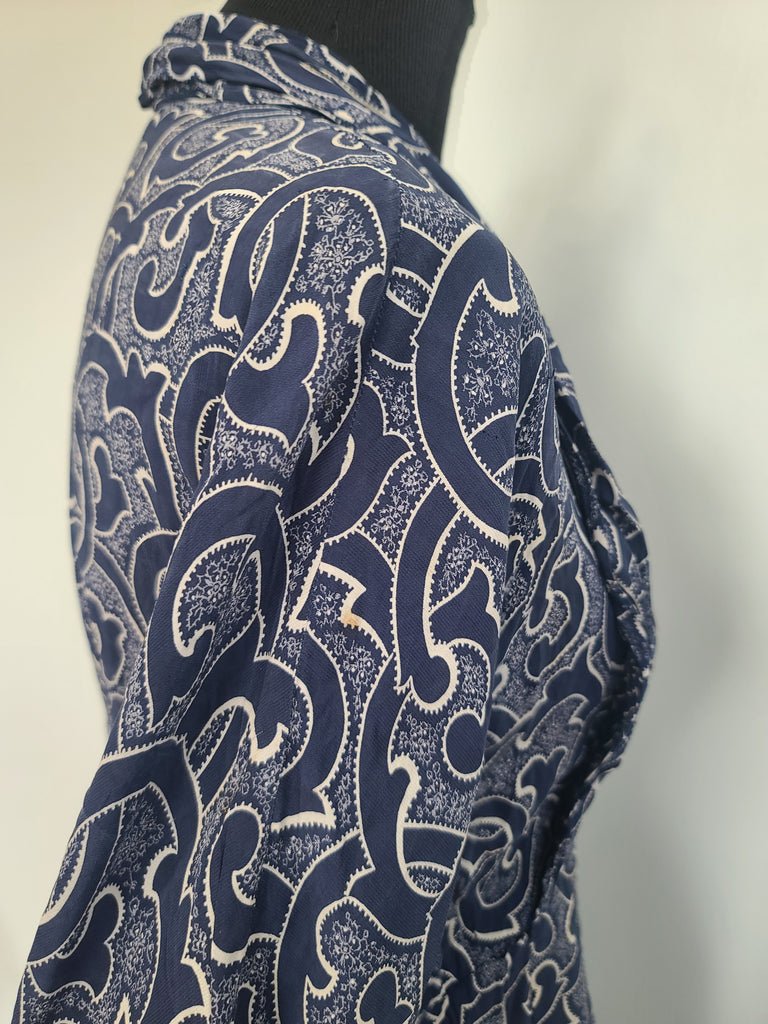 German Print Dress DRP Zipper Handmade(B-37' W-29.5' H-43') — image 16