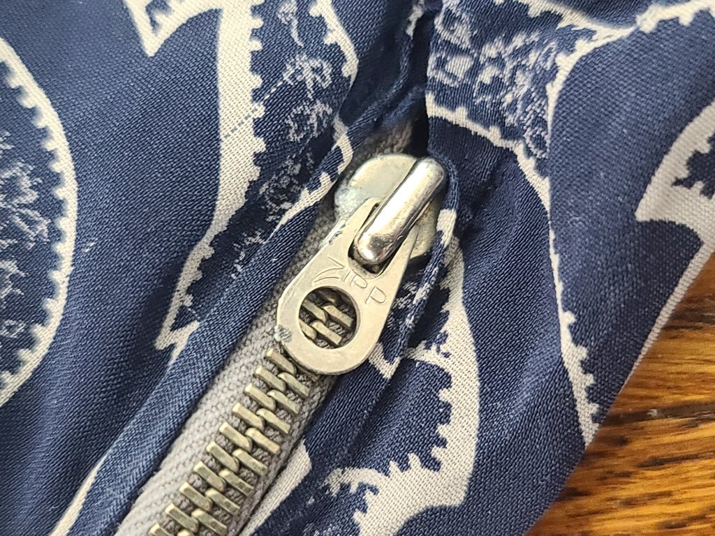 German Print Dress DRP Zipper Handmade(B-37' W-29.5' H-43') — image 18