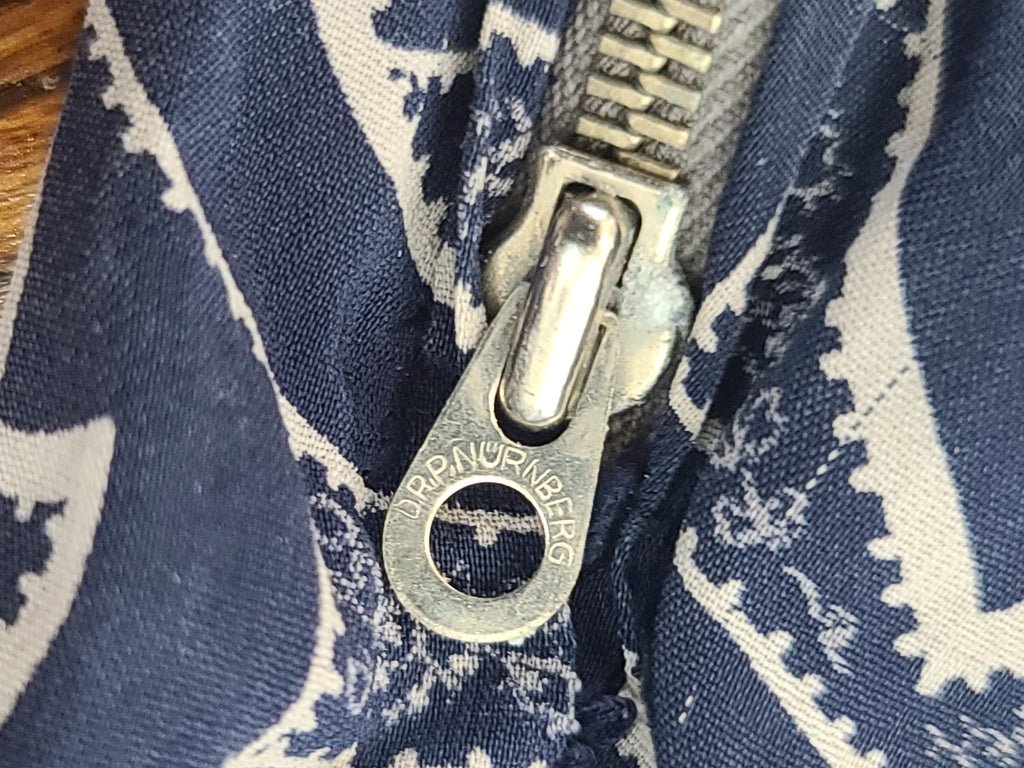 German Print Dress DRP Zipper Handmade(B-37' W-29.5' H-43') — image 19