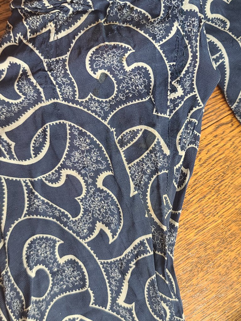 German Print Dress DRP Zipper Handmade(B-37' W-29.5' H-43') — image 22