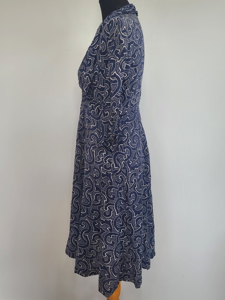 German Print Dress DRP Zipper Handmade(B-37' W-29.5' H-43') — image 4