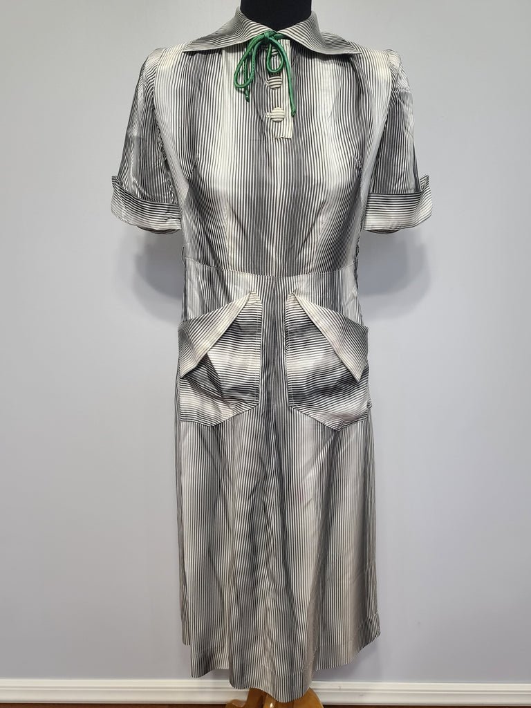 Black and White Stripe Dress(B-35' W-29' H-37') — image 19