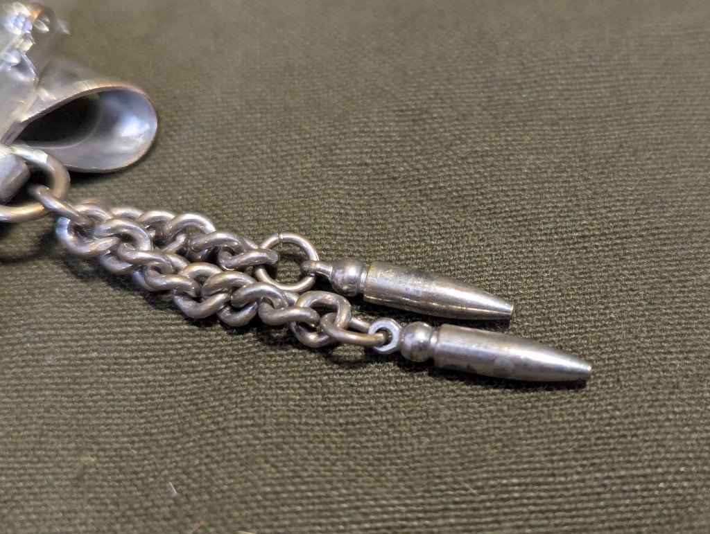 Sweetheart Bow Pin with Bullet Charms — image 3