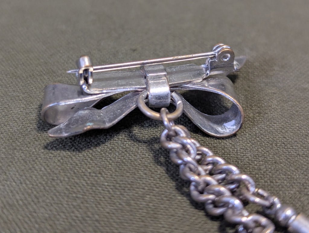 Sweetheart Bow Pin with Bullet Charms — image 4