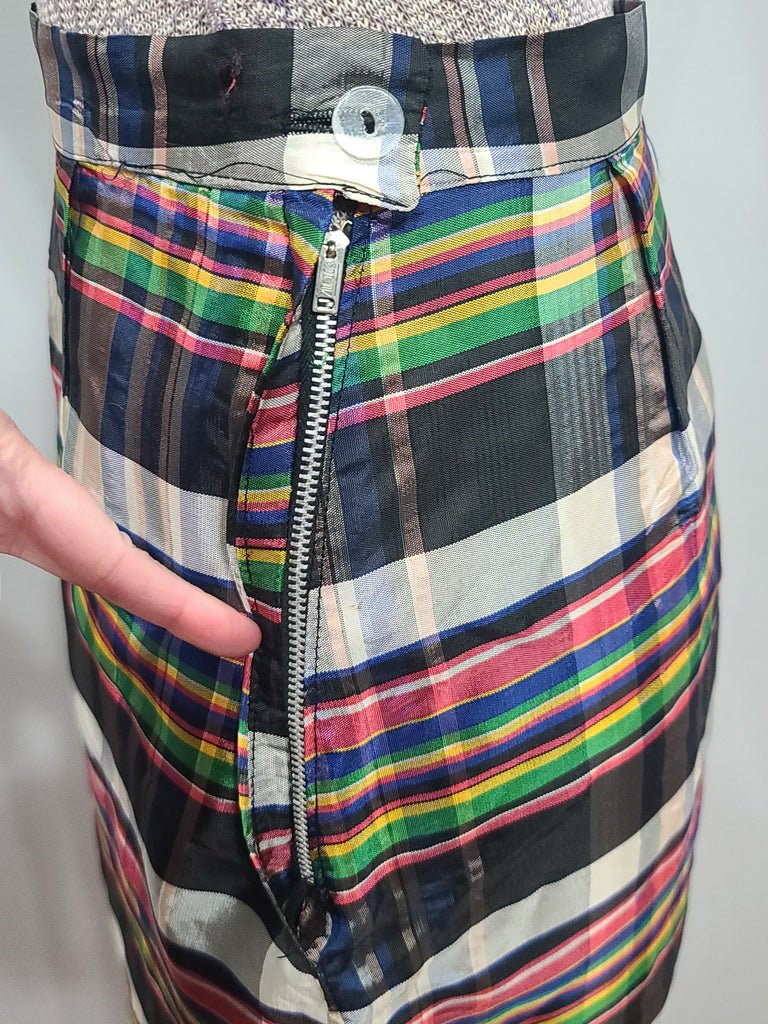 Colorful Plaid Skirt Suit(B-35' W-25' H-35') — image 18