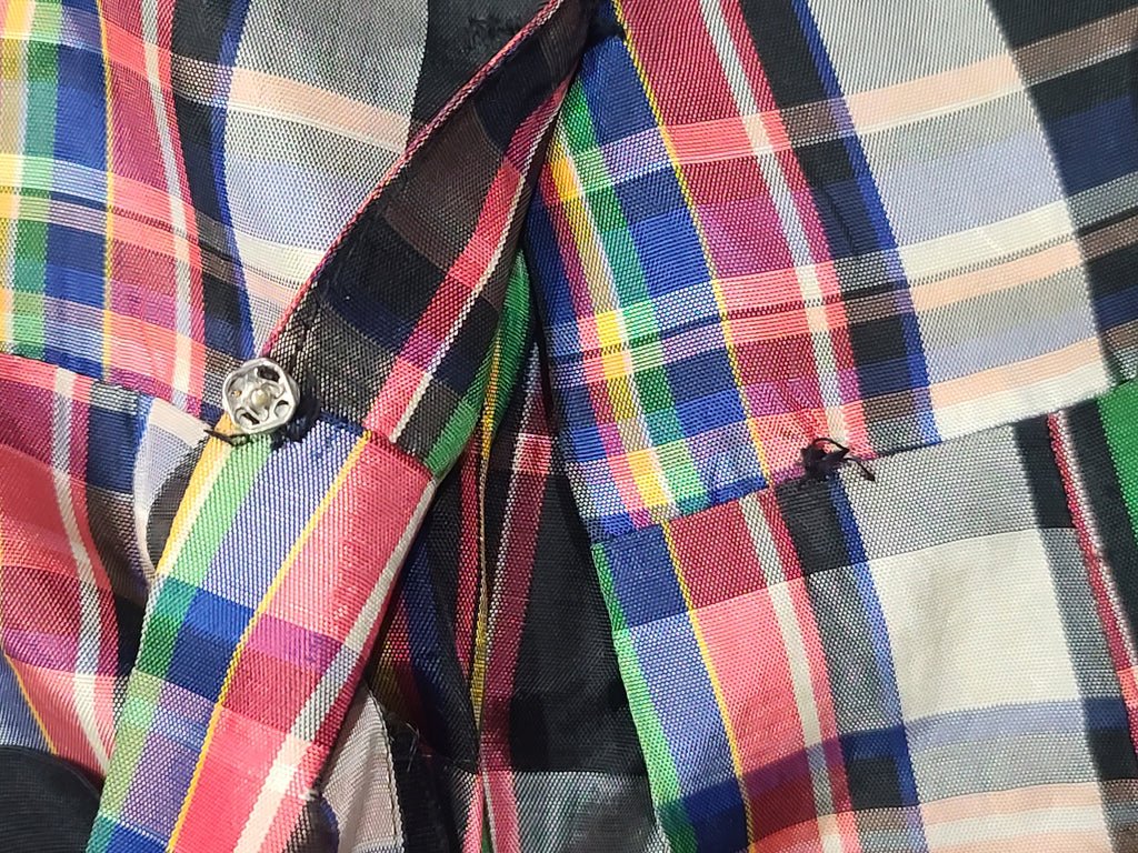 Colorful Plaid Skirt Suit(B-35' W-25' H-35') — image 23