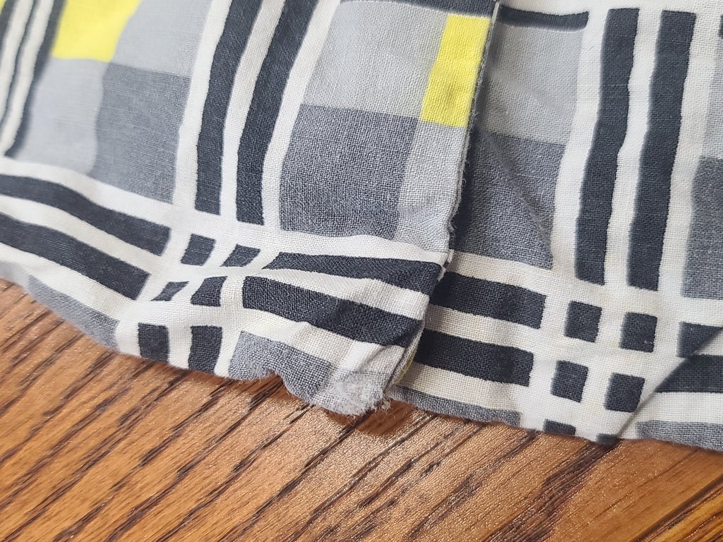 Gray and Yellow Plaid Dress(B-38' W-29' H-34') — image 21