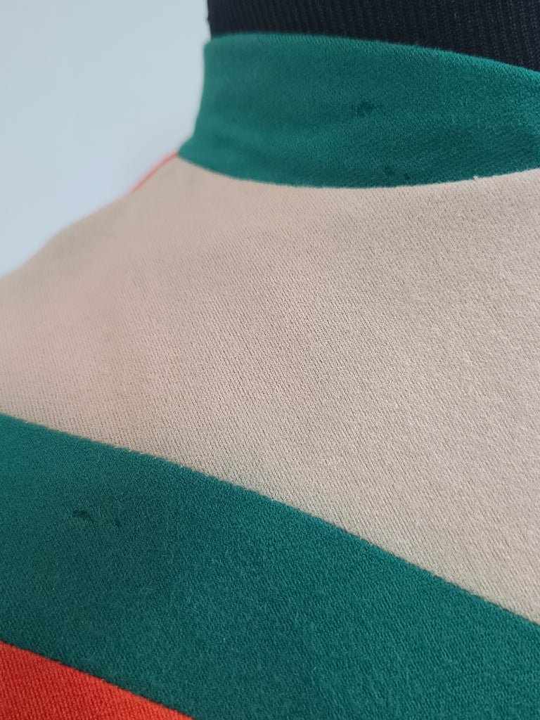 Bright Orange Green and Tan Dress(B-38' W-27' H-42') — image 5