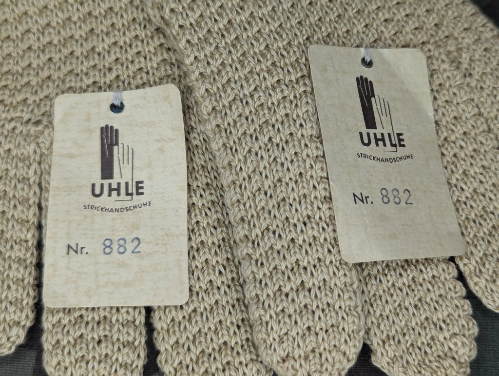 German Uhle Strickhandschuhe Knit Gloves NOS — image 3