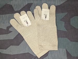 German Uhle Strickhandschuhe Knit Gloves NOS