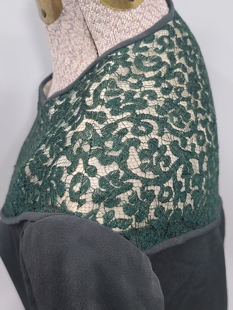 German Green Dress 'Make do and Mend'(B-33' W-29' H-35') — image 13