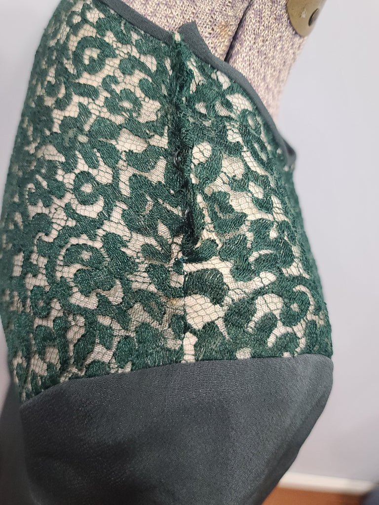 German Green Dress 'Make do and Mend'(B-33' W-29' H-35') — image 17