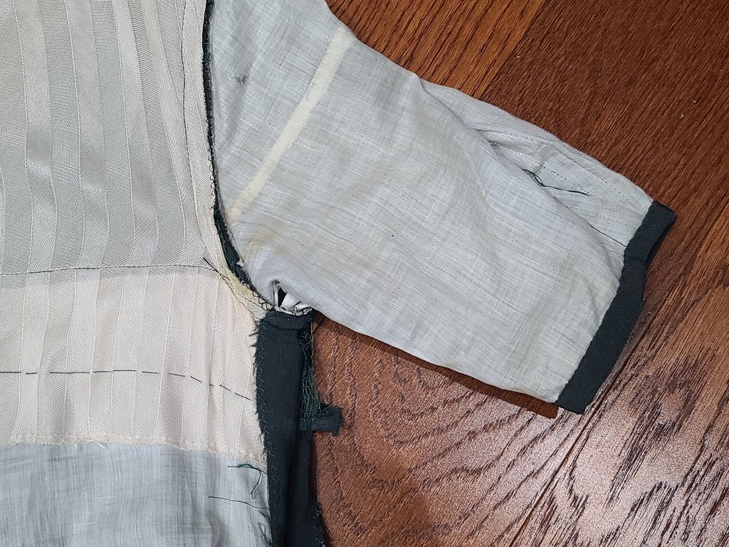 German Green Dress 'Make do and Mend'(B-33' W-29' H-35') — image 24