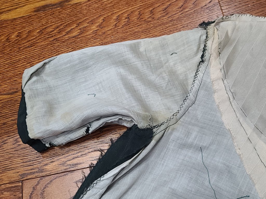 German Green Dress 'Make do and Mend'(B-33' W-29' H-35') — image 25