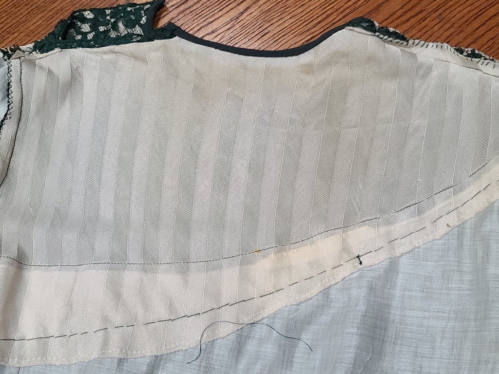 German Green Dress 'Make do and Mend'(B-33' W-29' H-35') — image 27