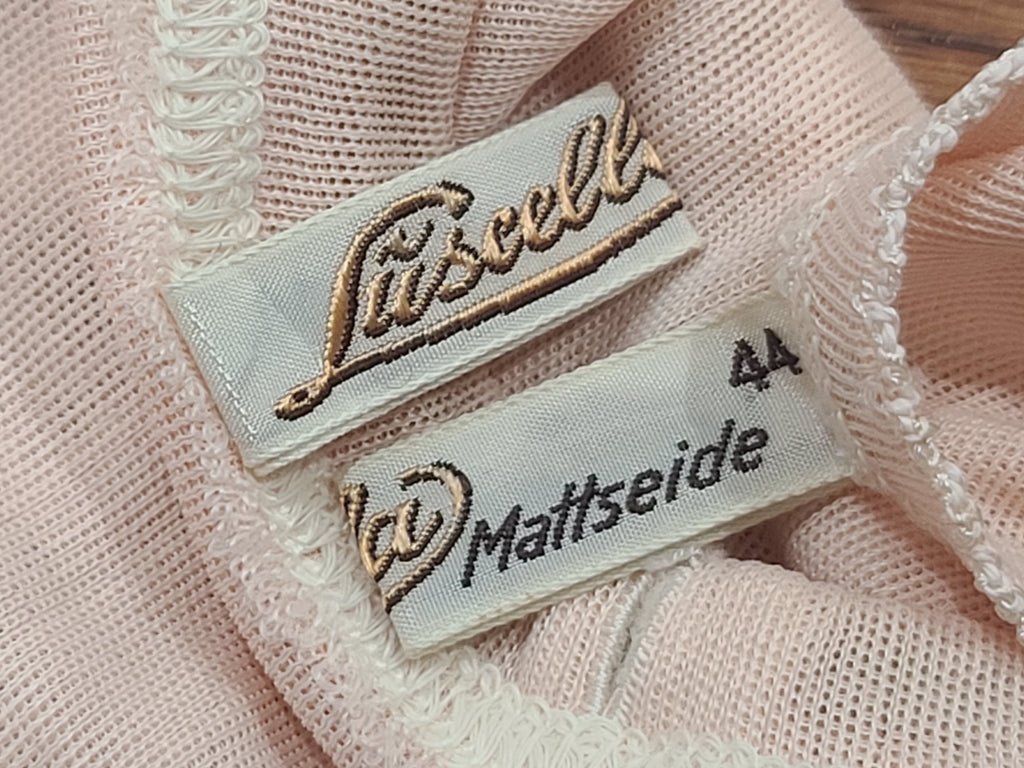 German Pink Lingerie Set: Top and Shorts (Small/Medium) — image 2