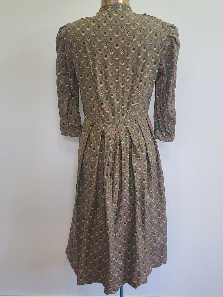 German Print Dirndl Dress(B-34' W-27.5' H-42') — image 3