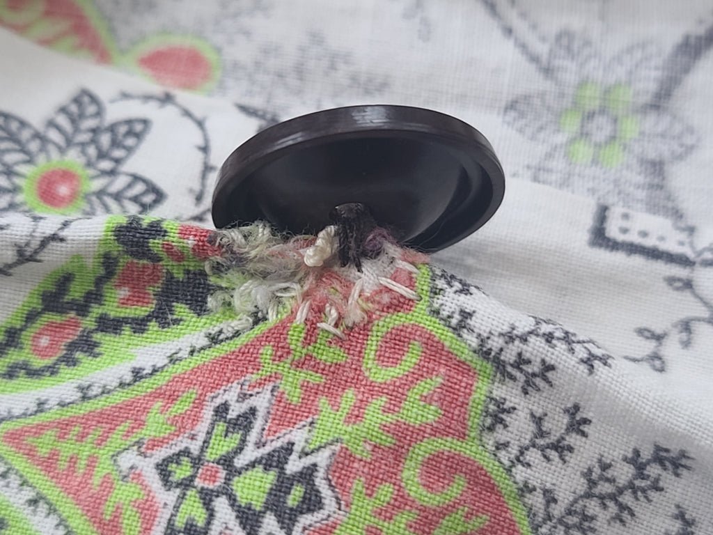 Abstract Flower Print Button Down Dress(B-36' W-28.5' H-37') — image 15