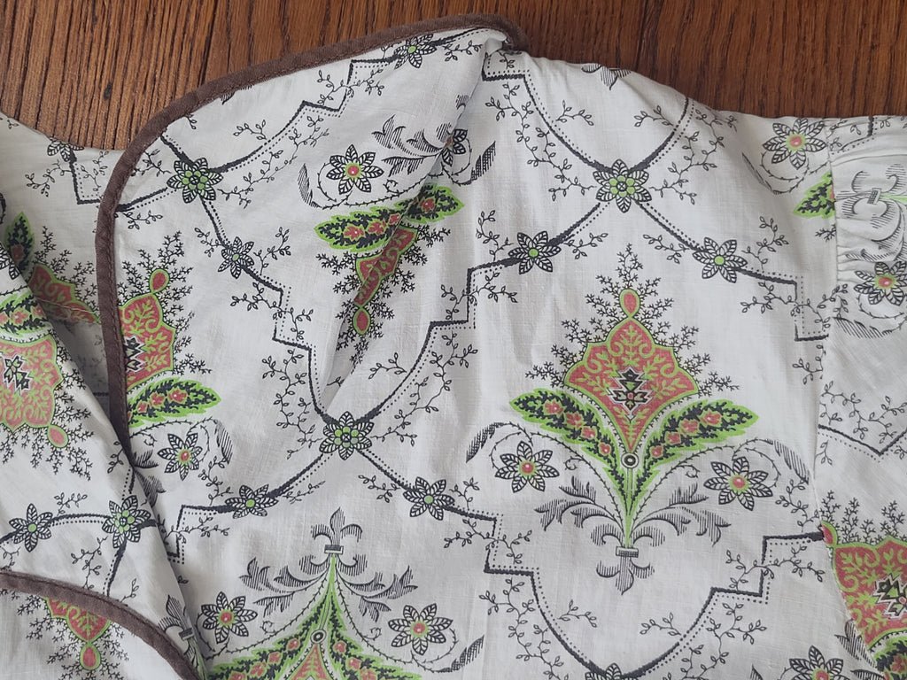 Abstract Flower Print Button Down Dress(B-36' W-28.5' H-37') — image 19