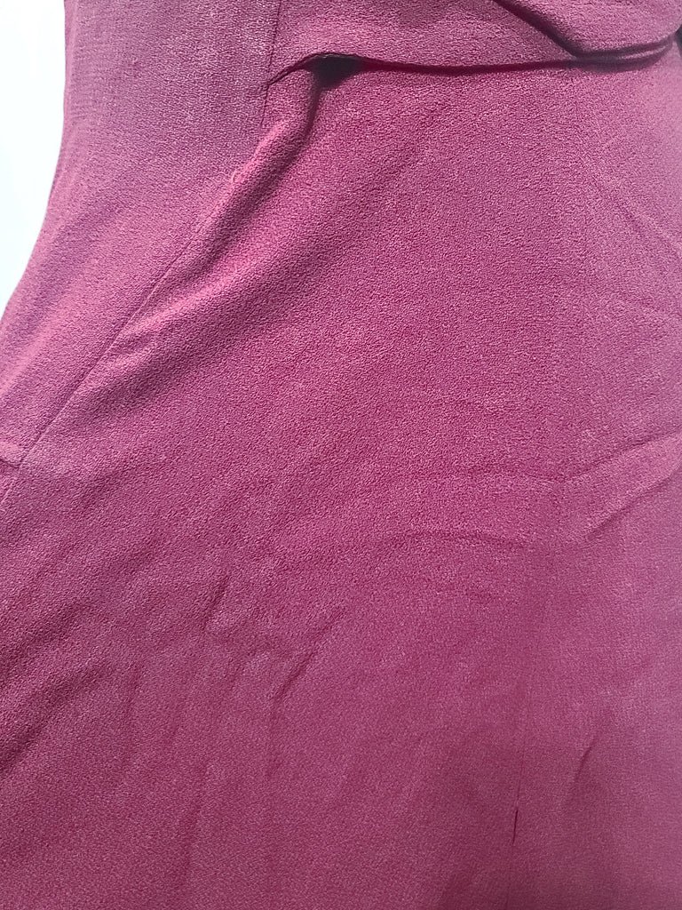 Maroon Rayon Gown with Beaded Bird Design(B-37' W-30' H-38') — image 22