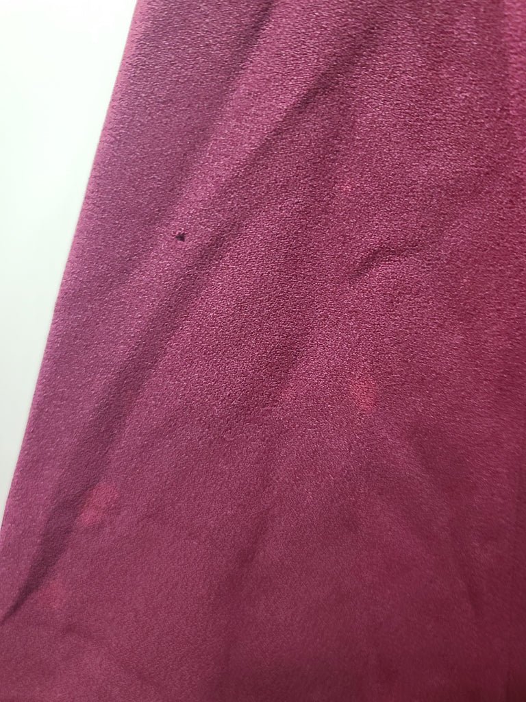 Maroon Rayon Gown with Beaded Bird Design(B-37' W-30' H-38') — image 23