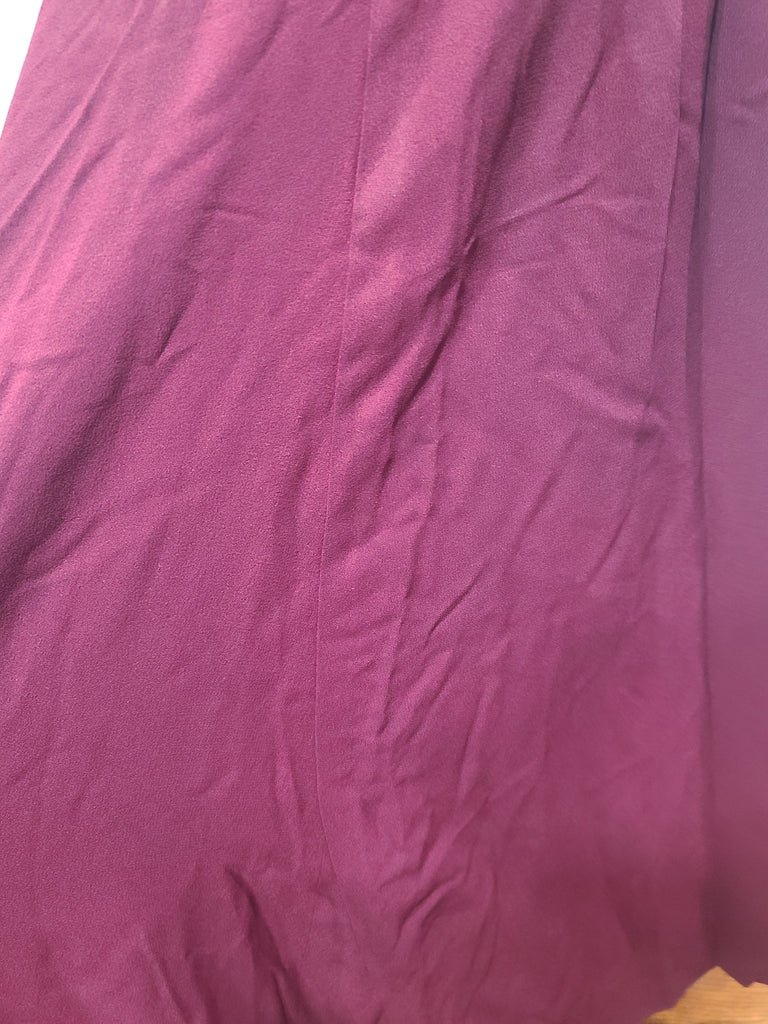 Maroon Rayon Gown with Beaded Bird Design(B-37' W-30' H-38') — image 31