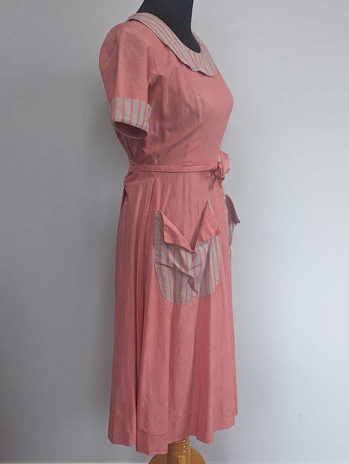 Pink Wrap Dress(B-39' W-26'-30' H-38') — image 2