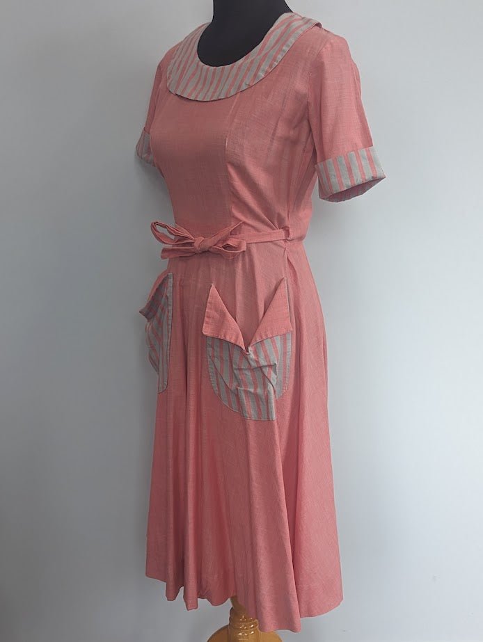Pink Wrap Dress(B-39' W-26'-30' H-38') — image 5