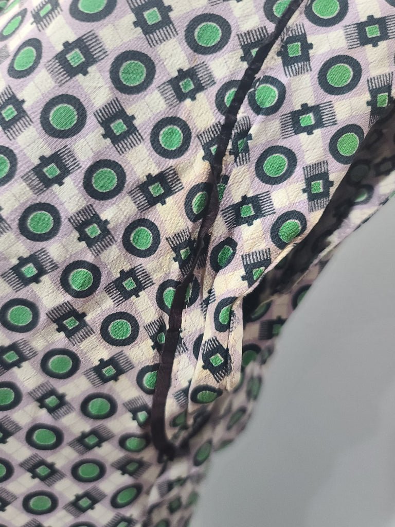 Green Print Dress (as-is)(B-33' W-27' H-37') — image 12