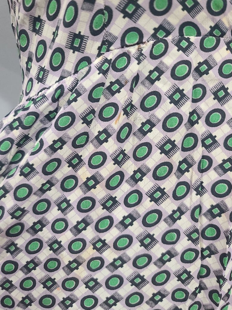 Green Print Dress (as-is)(B-33' W-27' H-37') — image 14