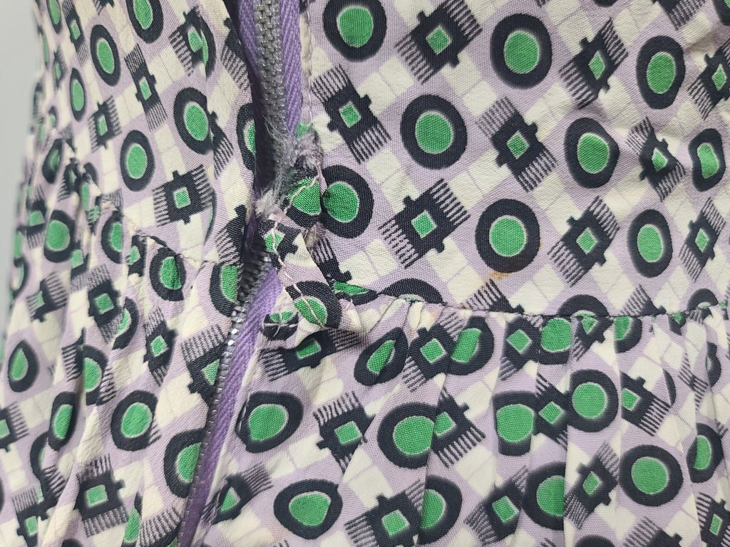 Green Print Dress (as-is)(B-33' W-27' H-37') — image 18