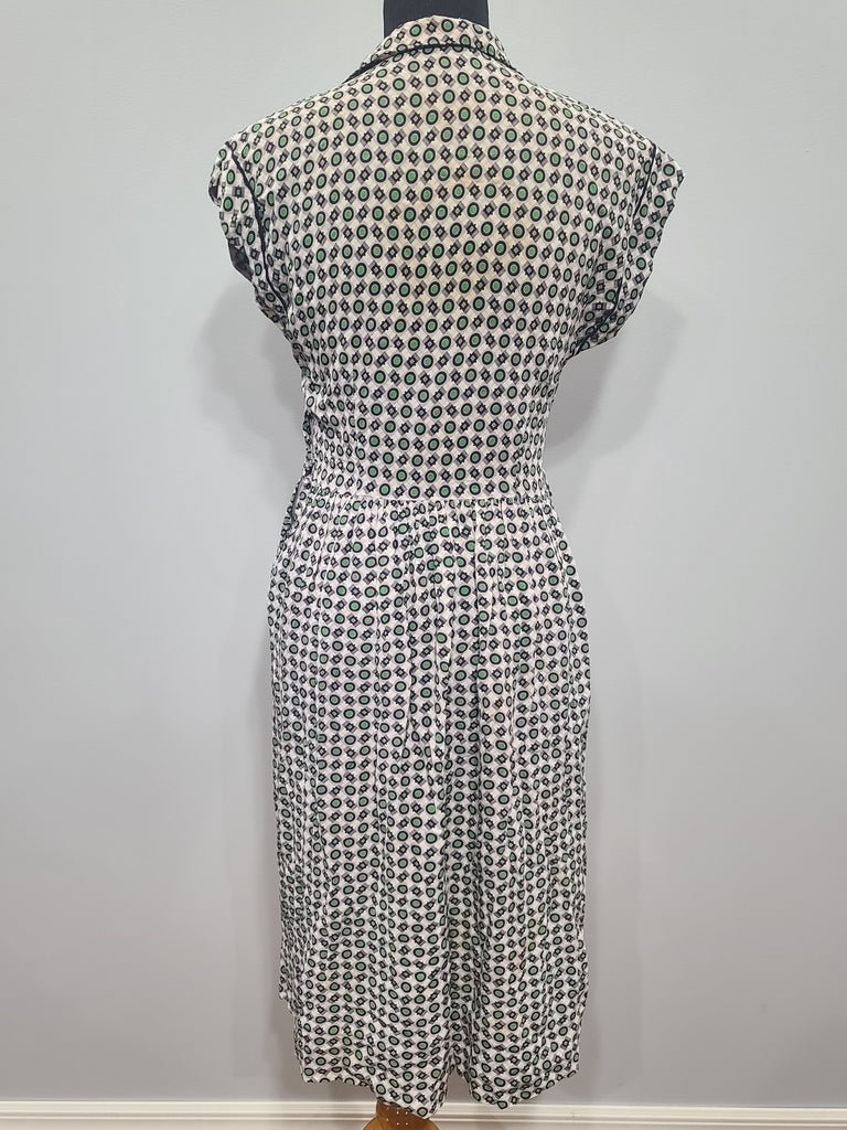 Green Print Dress (as-is)(B-33' W-27' H-37') — image 3