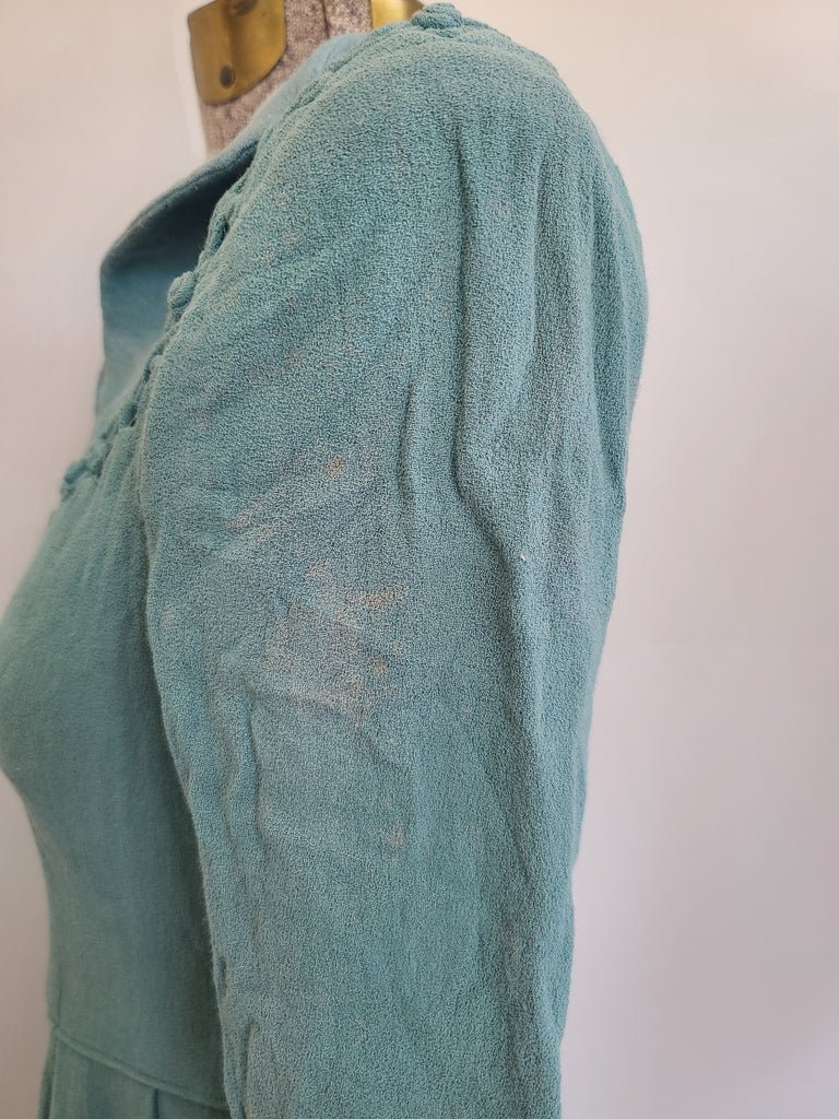 German Rayon Teal Dress(B-31.5' W-25' H-38') — image 10