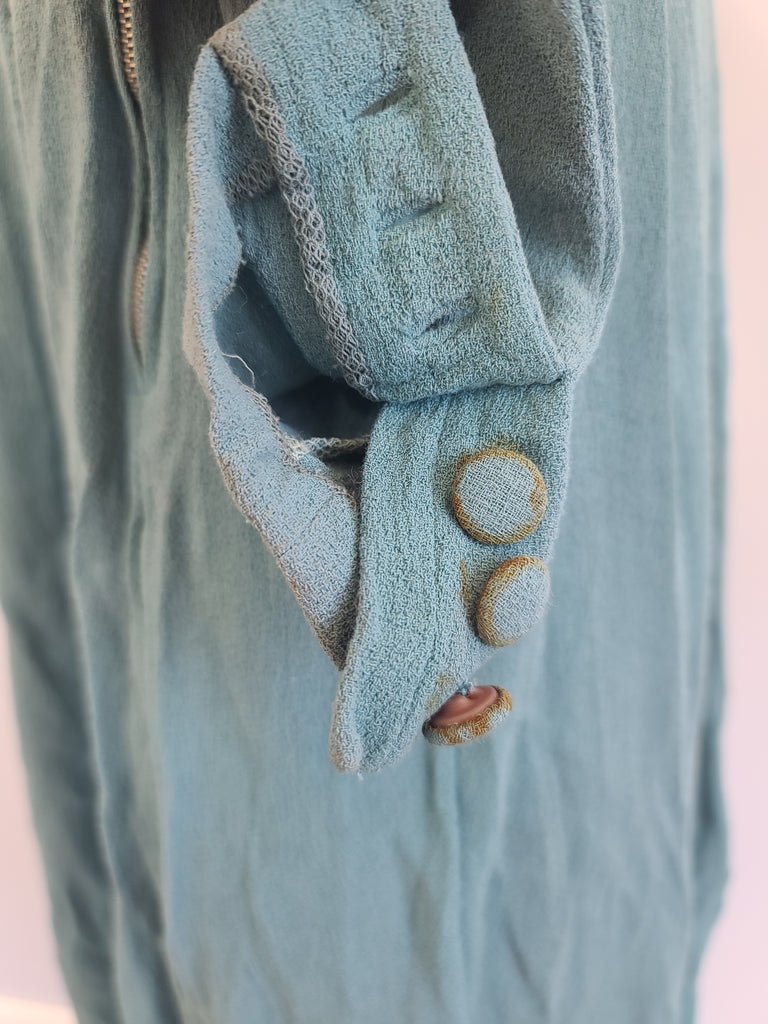 German Rayon Teal Dress(B-31.5' W-25' H-38') — image 16