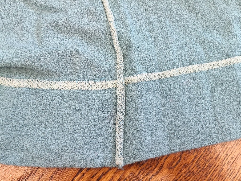 German Rayon Teal Dress(B-31.5' W-25' H-38') — image 23