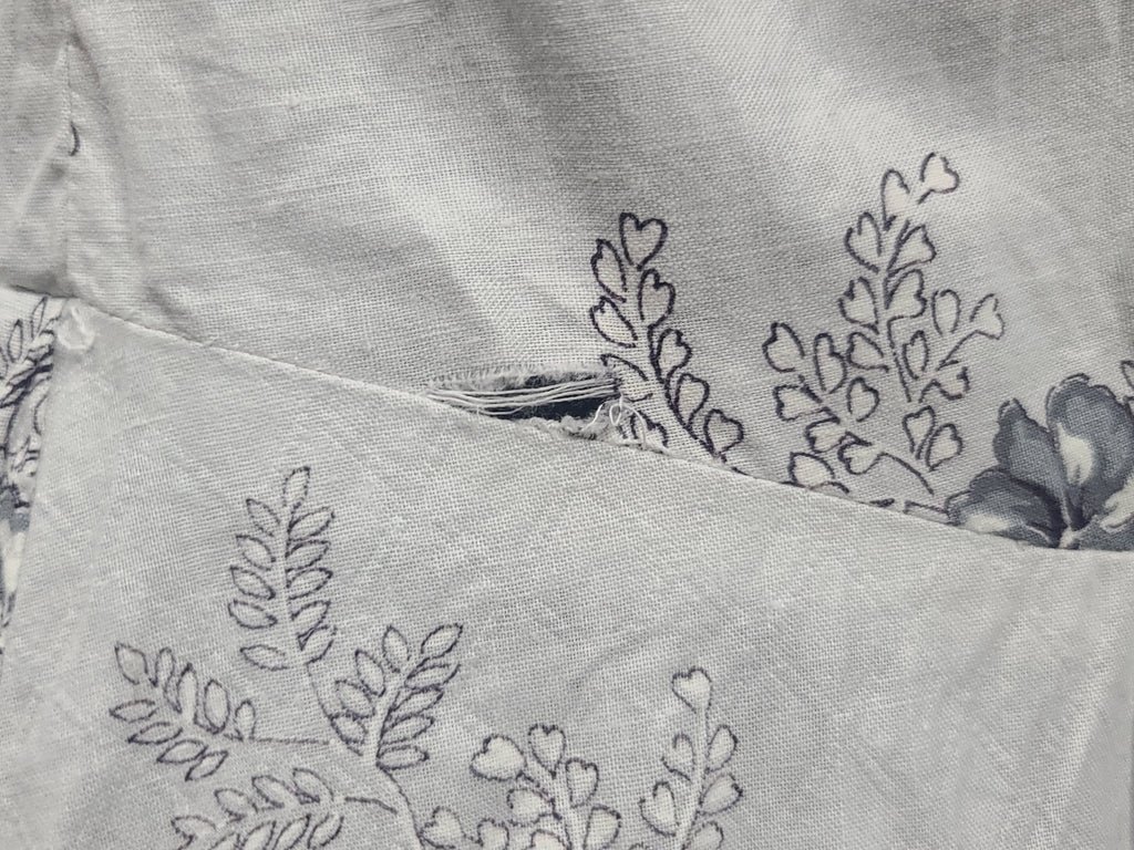 Flower Print Light Blue Dress(B-40' W-35' H-43') — image 11